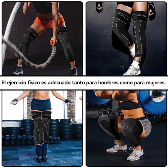 PACK 2 Rodilleras Largas de Compresión