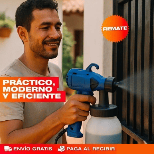 Pistola de Pintura Eléctrica + Ebook GRATIS