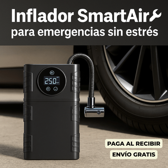 Inflador SmartAir💨 para emergencias sin estrés