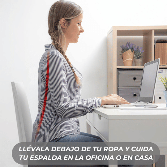 Faja Lumbar Térmica y Correctora de Postura