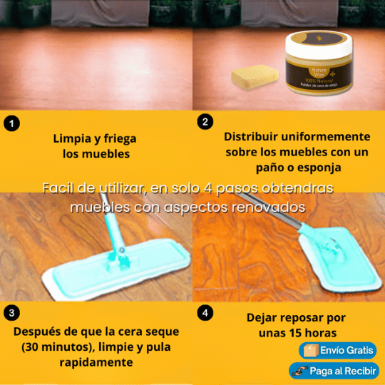 🐝 BeeWax™ – Cera Restauradora de Madera
