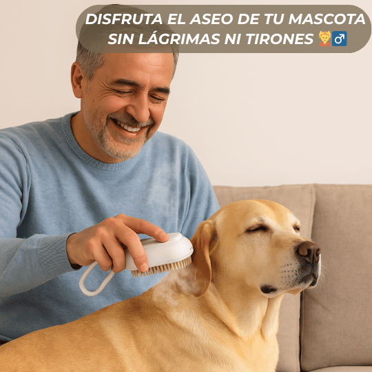 VapoVet™ – Cepillo Spa para Mascotas Premium