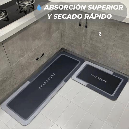 COMBO 2x1 Alfombras Absorbentes (Grande + Mediana GRATIS)