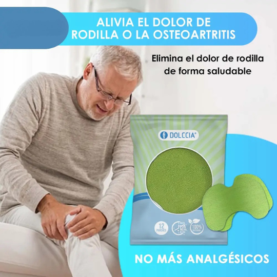 Parches naturales para aliviar el dolor de rodilla