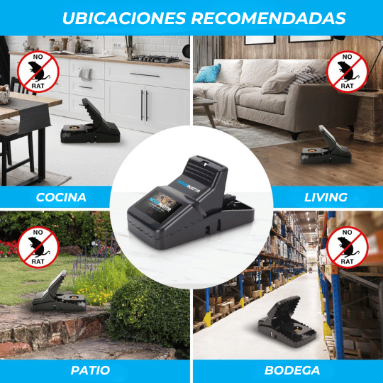 PACK - 2 Trampas Cocodrilo elimina ratones 🚫🐭