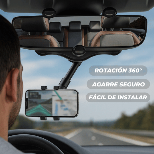 Soporte Universal de Retrovisor para Teléfono