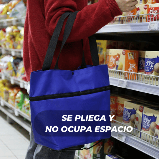 Carrito de Compras Plegable para Feria y Supermercado