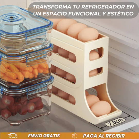 Dispensador Automático de Huevos de 4 Niveles 🥚