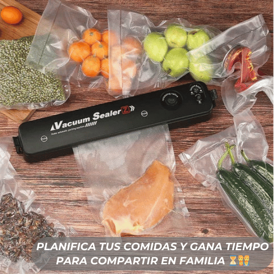 Máquina Selladora al Vacío + 10 bolsas de Regalo
