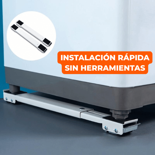 Pack 2 Soportes Móviles – Limpieza Fácil y Espalda Protegida