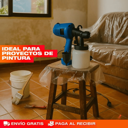 Pistola de Pintura Eléctrica + Ebook GRATIS