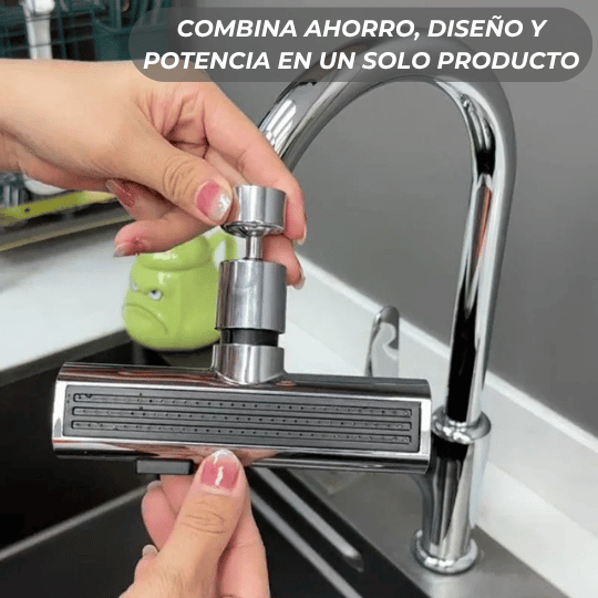 Adaptador Cascada para Grifo 360° Grados 💦
