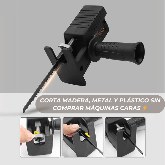 Convertidor de Taladro a Sierra Caladora Pro🔧🪚