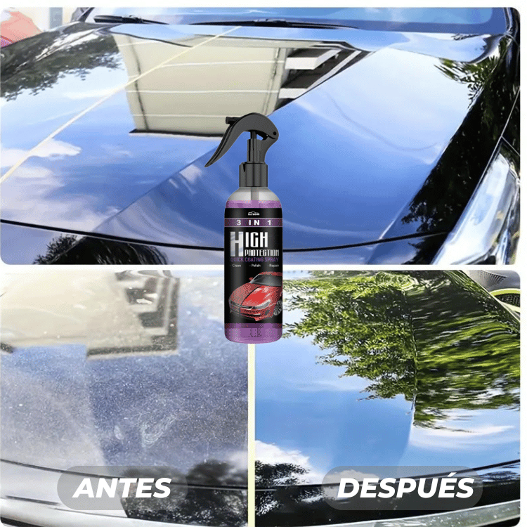 Spray Recubrimiento Cerámico - Limpia, protege y da brillo a tu auto