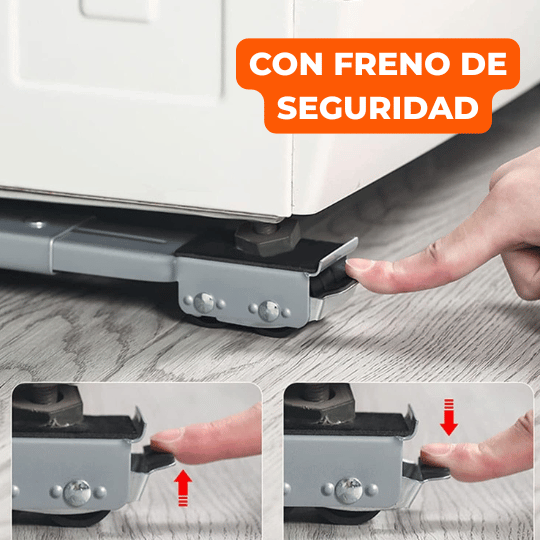 Pack 2 Soportes Móviles – Limpieza Fácil y Espalda Protegida