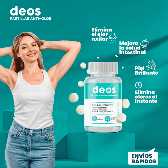 Suplemento DEOS🍃 para frescura natural todo el día