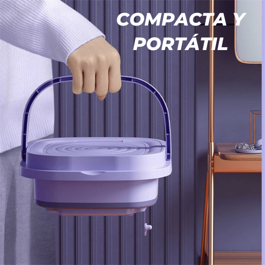 LimpiaGO - Mini Lavadora plegable con centrifugado💧