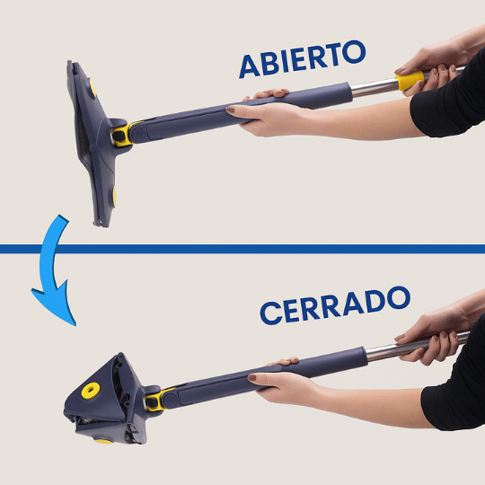 Mopa Triangular 360° para limpieza sin esfuerzo
