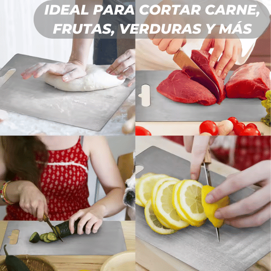 Tabla de Acero Inoxidable DURINOX Antibacterial