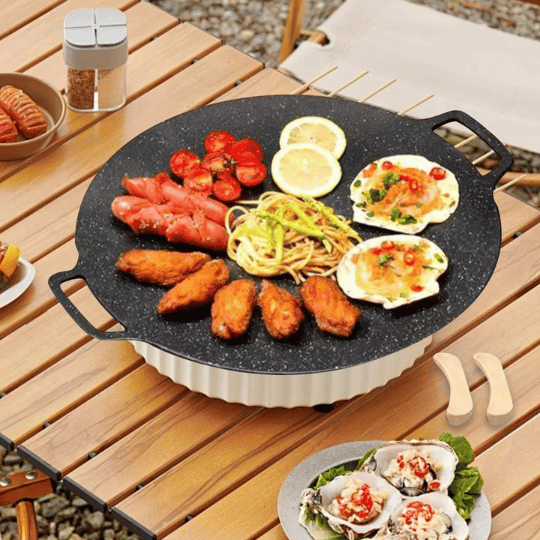 Plancha Antiadherente🇰🇷 - Asados sin Humo en casa