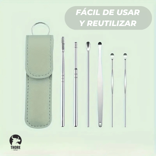 EarCare - Kit Profesional X6 Limpia Oídos