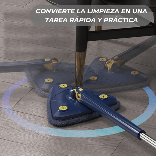 Mopa Triangular 360° para limpieza sin esfuerzo