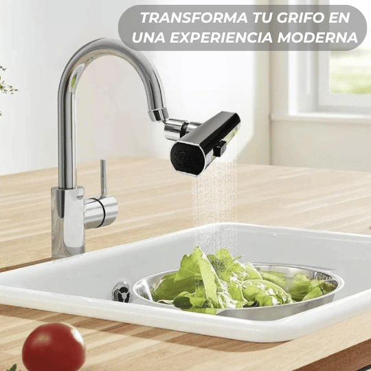 Adaptador Cascada para Grifo 360° Grados 💦
