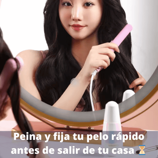 Mini Plancha y Rizador de pelo 2 en 1 - Peinado perfecto en Minutos