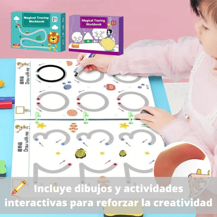Cuaderno Mágico Montessori + Accesorios Gratis
