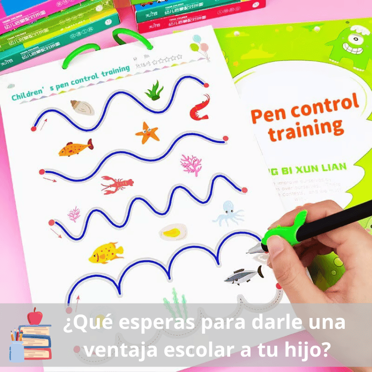 Cuaderno Mágico Montessori + Accesorios Gratis