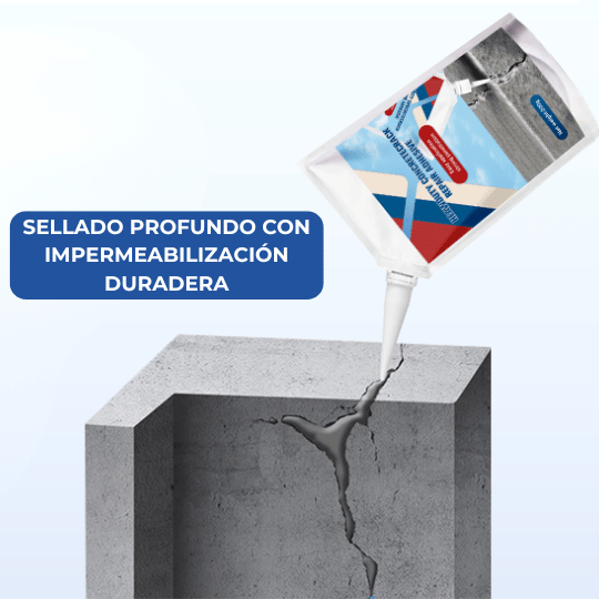 Rellenador de grietas para concreto y cemento
