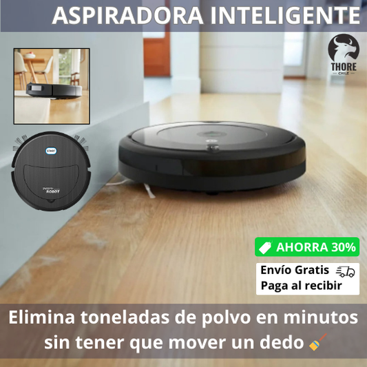 Aspiradora robot 3 en 1 que barre, aspira y trapea por ti