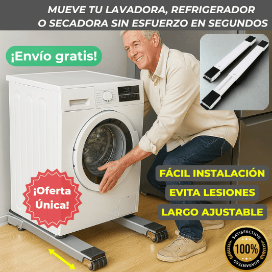 Pack 2 Soportes Móviles – Limpieza Fácil y Espalda Protegida