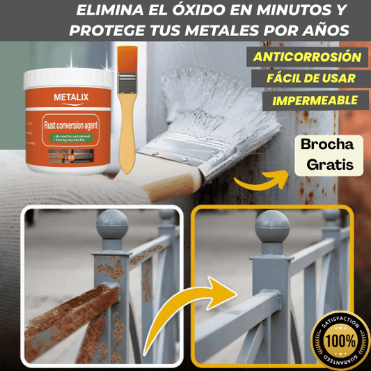Metalix🛡️- Pintura que elimina el óxido en minutos